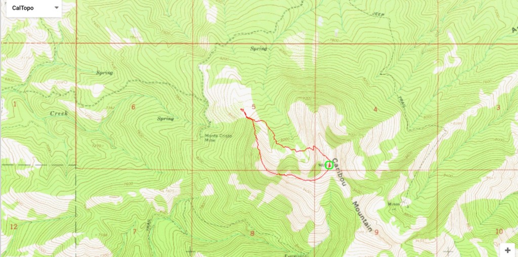 Ken Jone's GPS track.