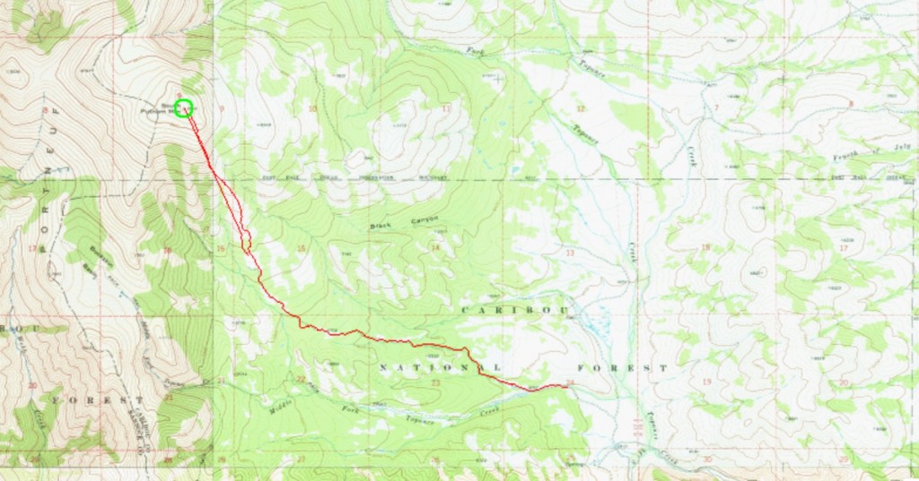 Ken's GPS track.
