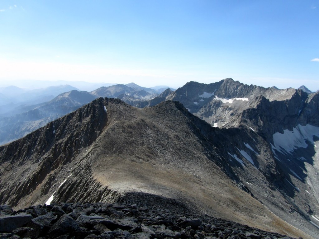 Peak 11580 (Recess Peak) from the Fin. George Reinier