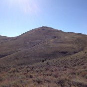 Peak 8150 viewed from near Beaverland Pass.