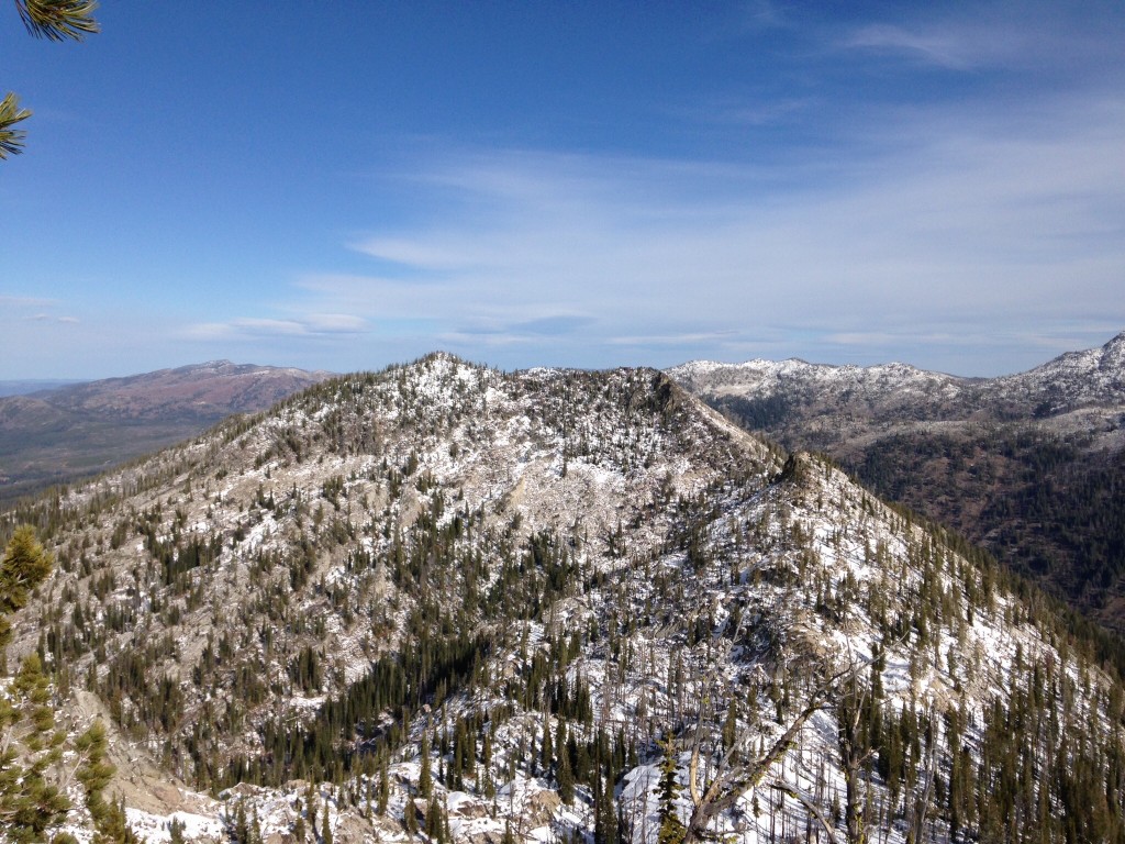 Pearl Peak from Peak 8347 (Black Pearl Peak)