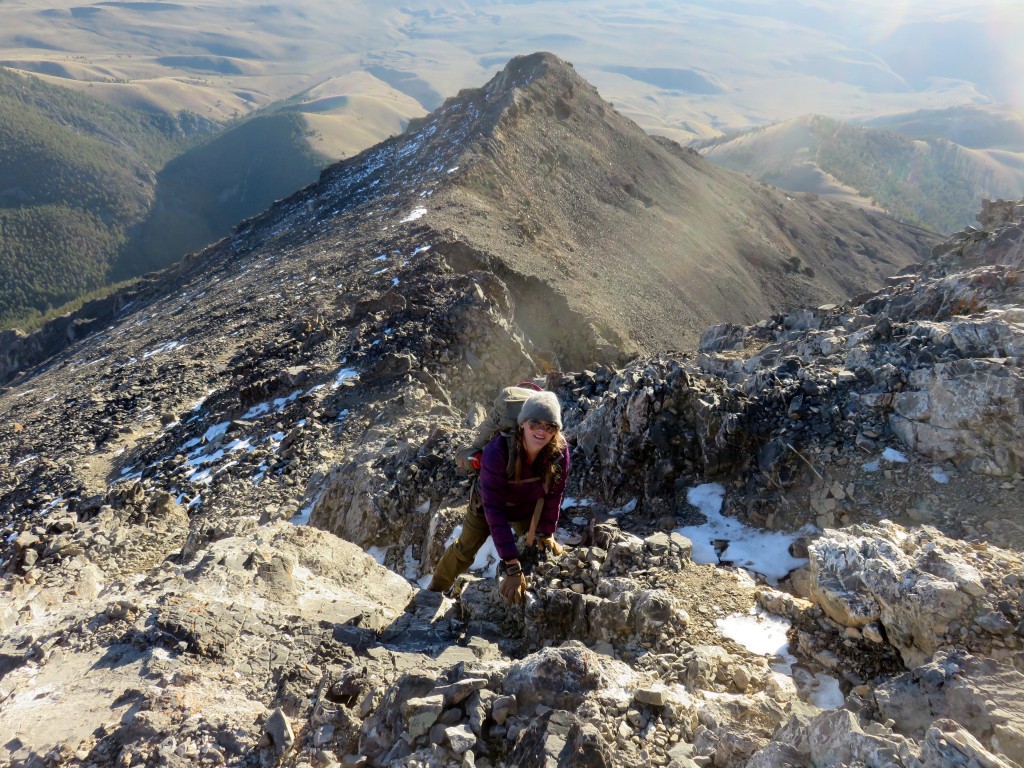 Classic ridge climbing at its best. Photo - Dan Paulson