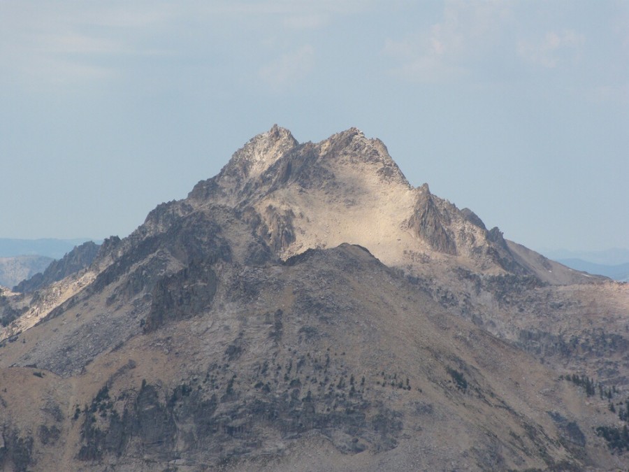 Elk Peak from Payette Peak. John Platt Photo