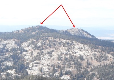 Twin Peaks viewed from the east. John Platt Photo 