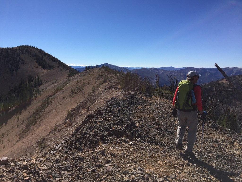 Once we got above treeline we still had a long way to go.