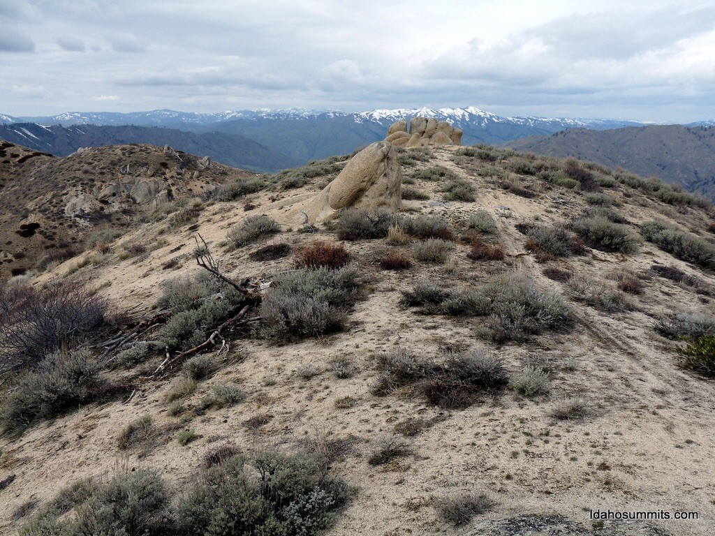 The summit of Hutton Peak. Dan Robbins Photo