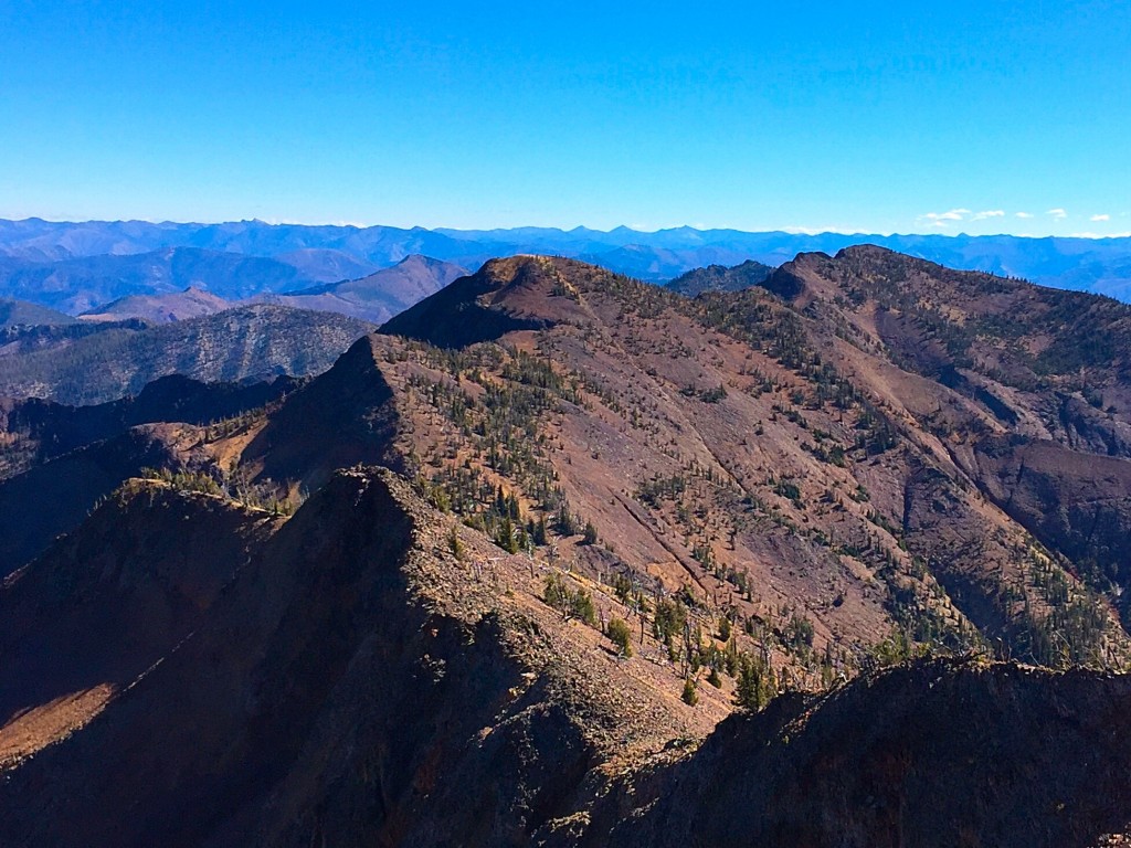 Red Peak viewed from Red Peak Benchmark.