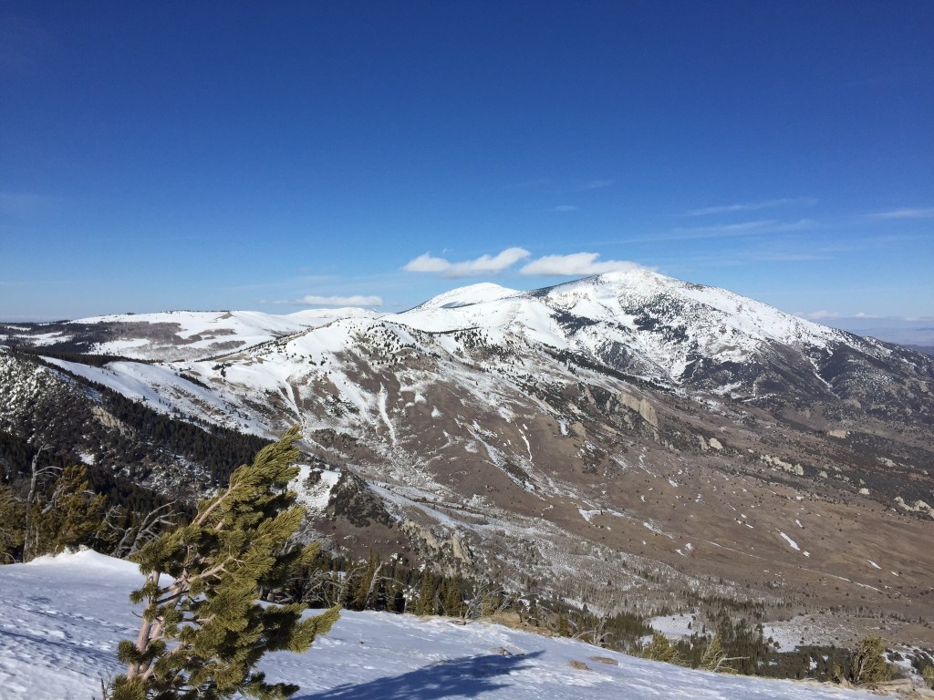 Cache Peak viewed from Graham Peak.