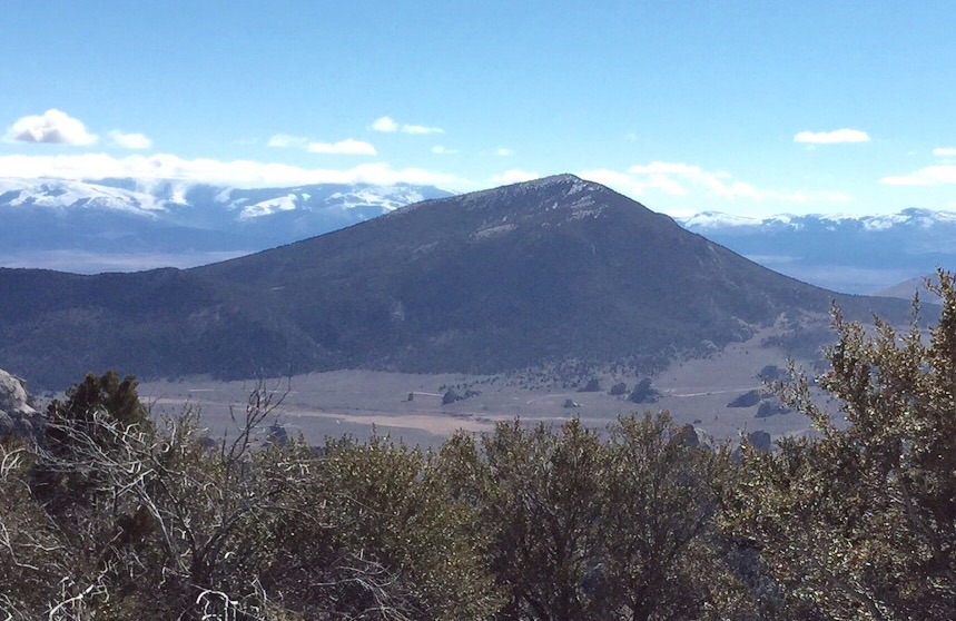 Smoky Mountain viewed from the slopes of Graham Peak.