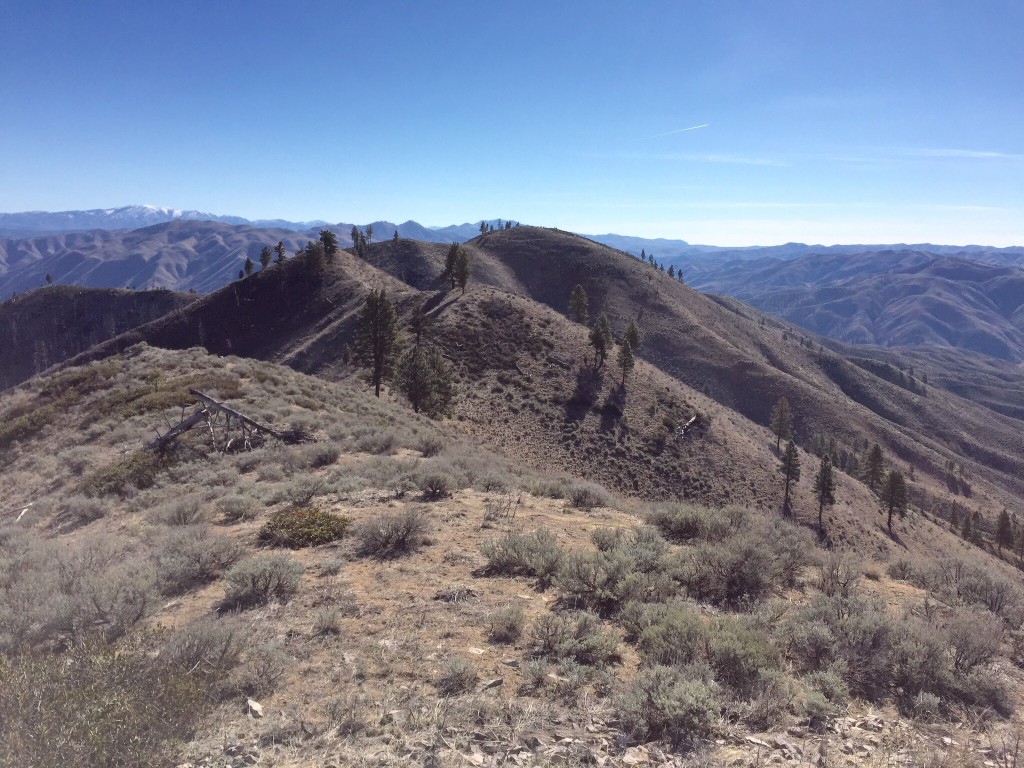 Peak 5180 viewed from its western most summit.