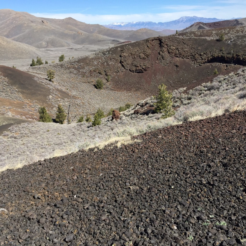 Grassy Cone's crater.