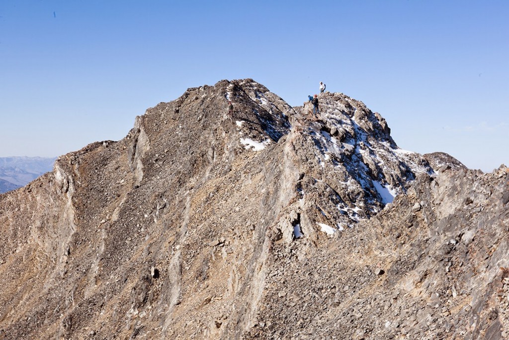 The last section of the east ridge looking to the summit of Mount Church. Photo - Larry Prescott