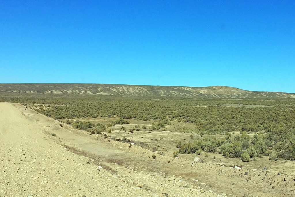 Big Foot Butte from the east.