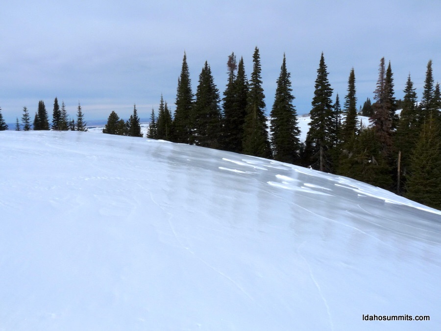 The summit of Mountain View Peak in January. Dan Robbins Photo