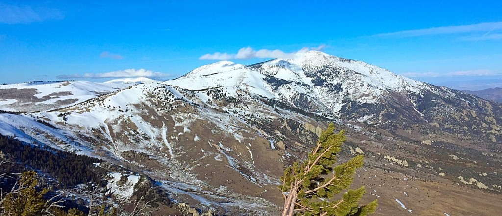 Cache Peak from Graham Peak.