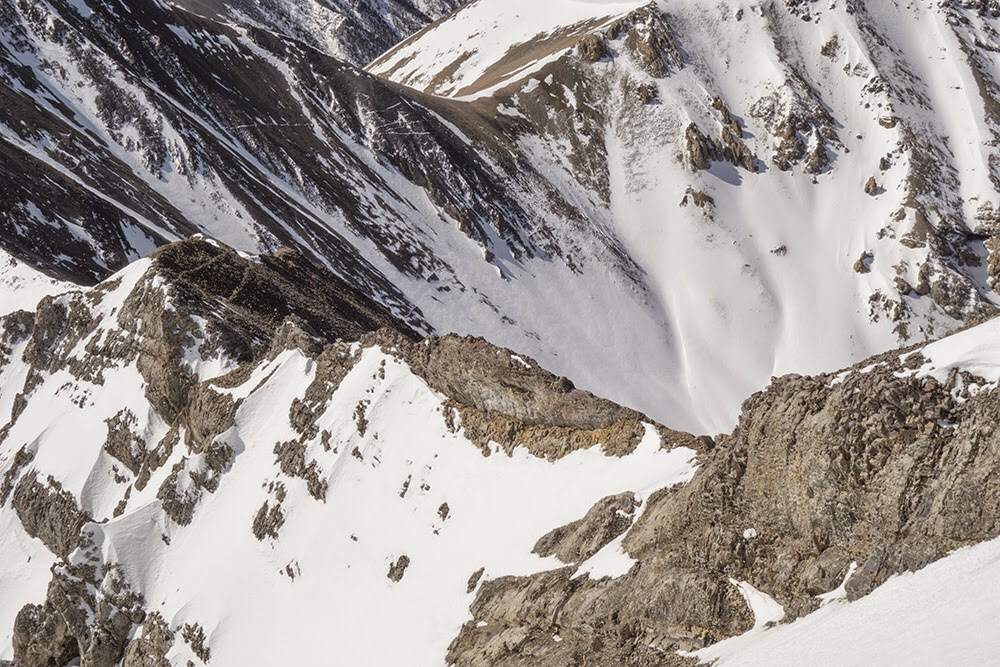 The Close Shave ridge section viewed from above. Larry Prescott Photo