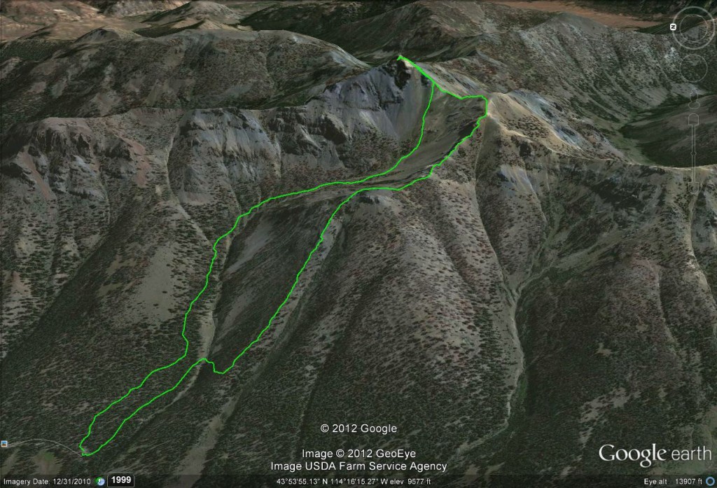 Margo Mandella's GPS track.