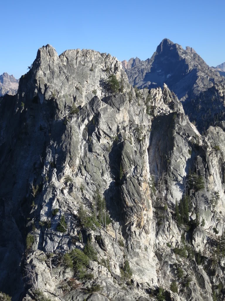 Grandjean Peak's Point 9144 viewed from Peak 9180+ East with Tohobit Peak in the background. Sean Duffy Photo