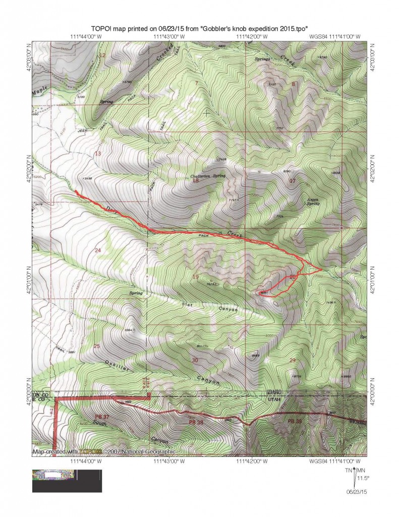 Russ Durrant's Class 3 route map.