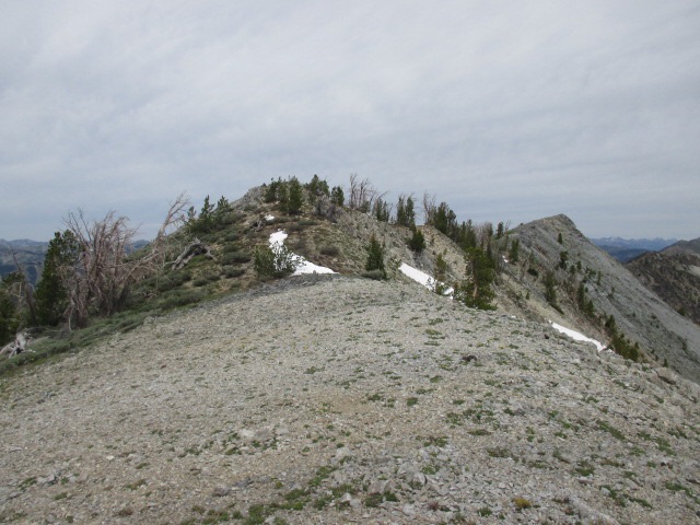 The summit of Peak 9863. Tom Cox Photo