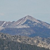 Big Baldy Peak viewed from the west. John Platt Photo