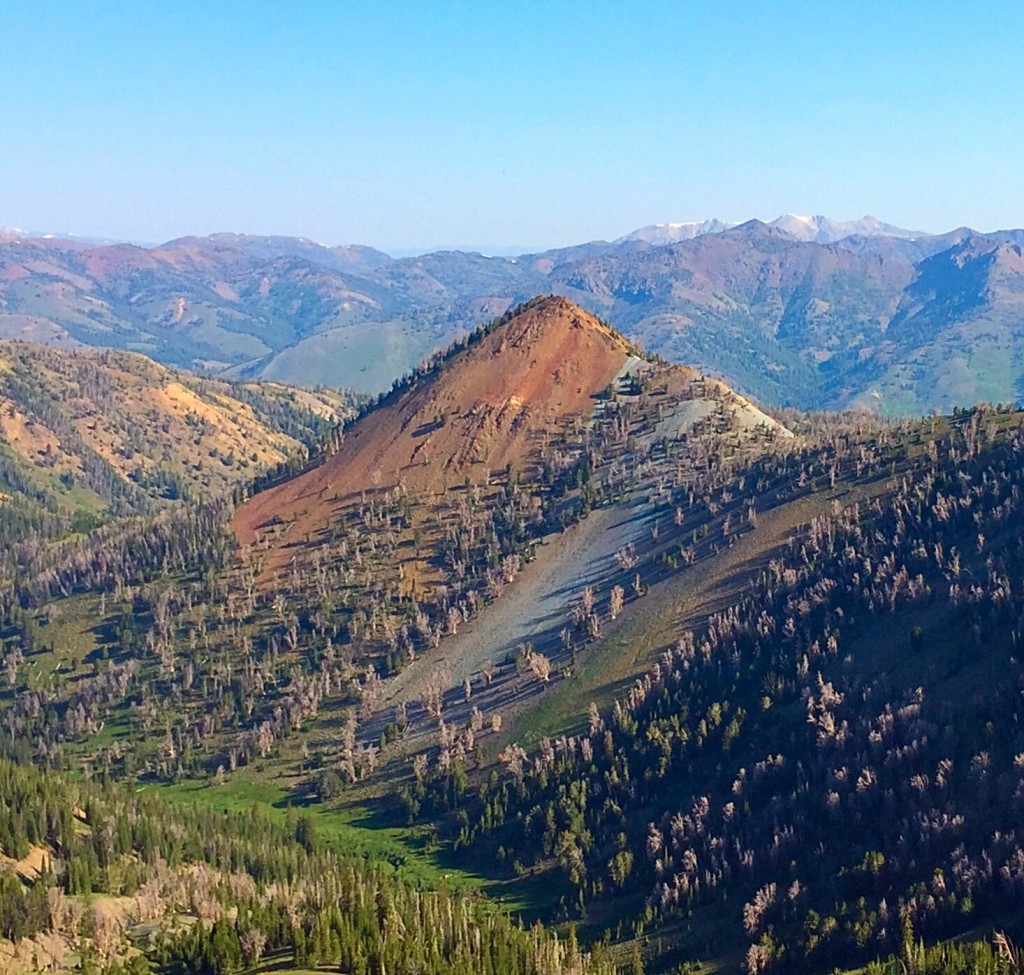 Peak 10102 viewed from Peak 10340.