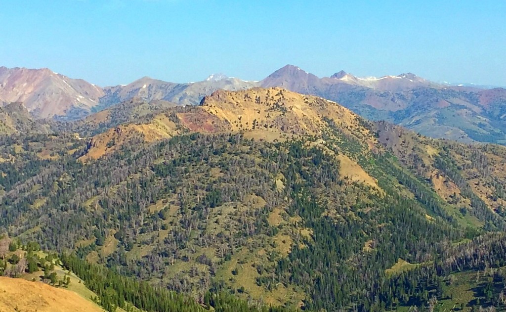 Peak 10284 viewed from Peak 10340.