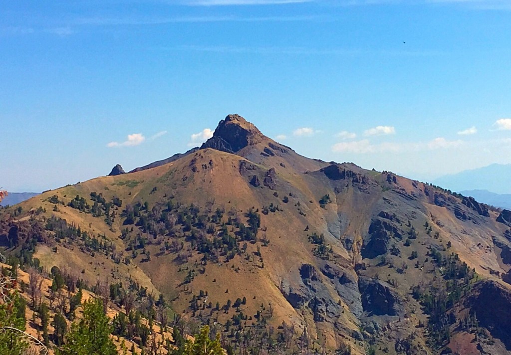 Mystery Peak from Peak 10350.