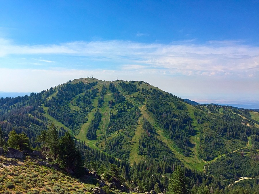 Shafer Butte from Mores Mountain.