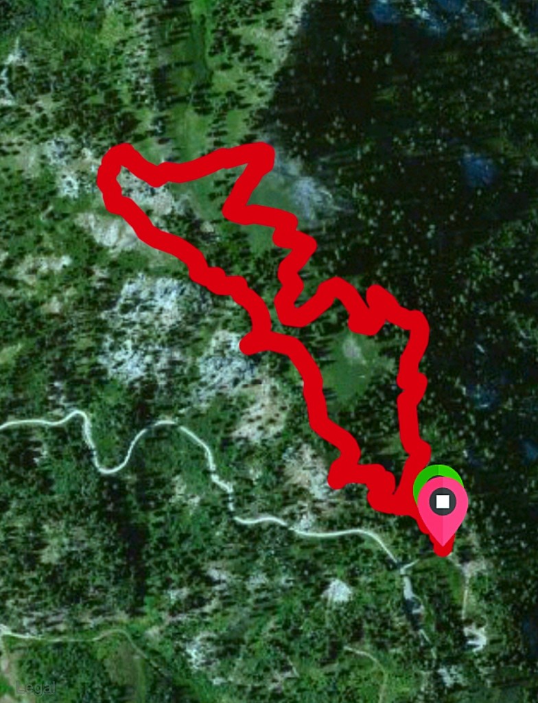 Mores Mountain GPS track from July 4, 2015.