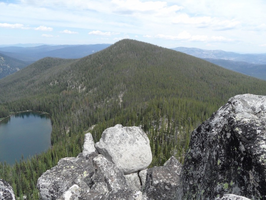 Lake Rock Peak from Lake Rock. John Platt Photo