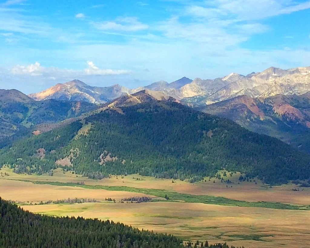 White Mountain sits in front of the main Pioneer Crest between Broad Canyon and Bear Creek.