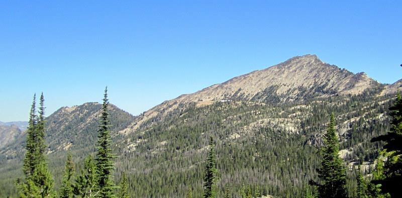 Climbing Mount McGuire. Deb Rose Photo 