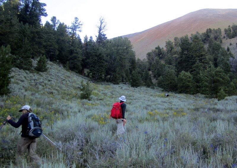 Starting up the route. Deb Rose Photo