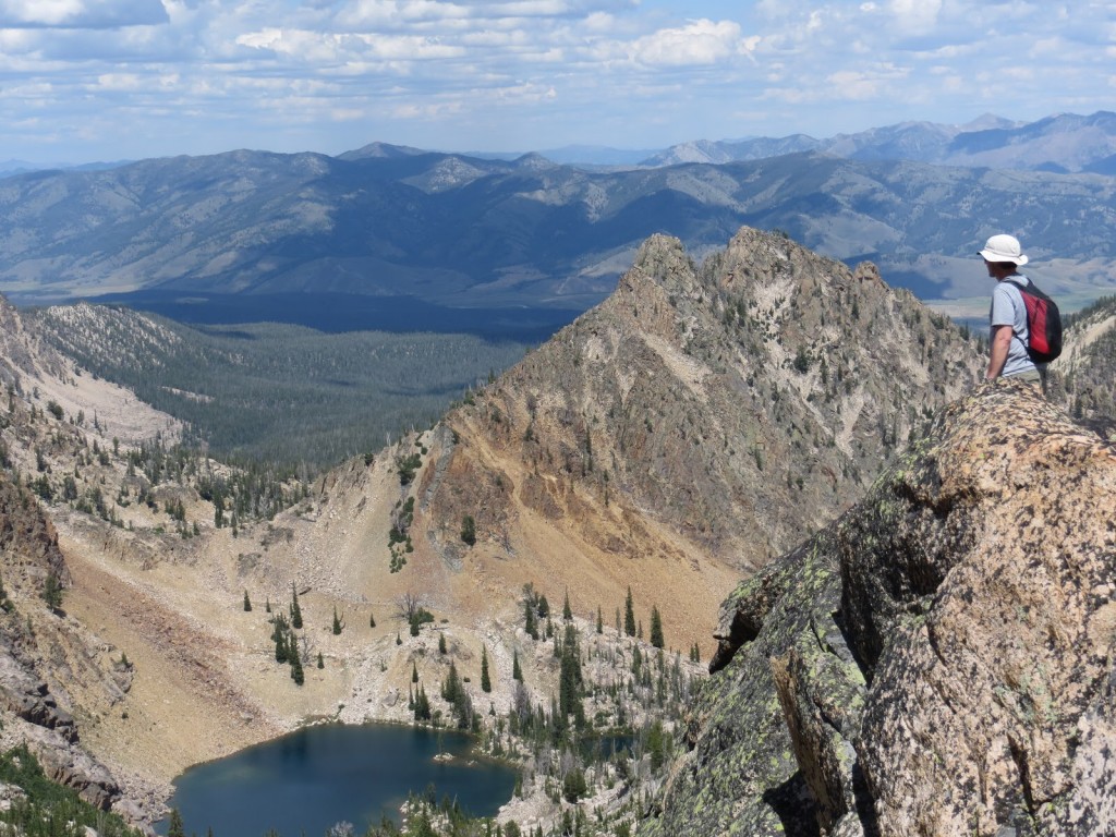 Peak 9583 in the distance viewed from Daves Peak. John Fadgen Photo