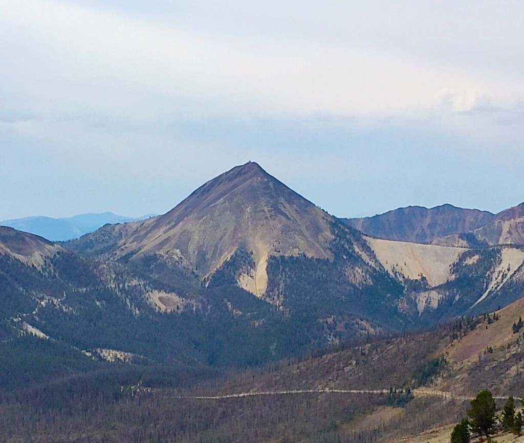 South Twin Peak from the west.