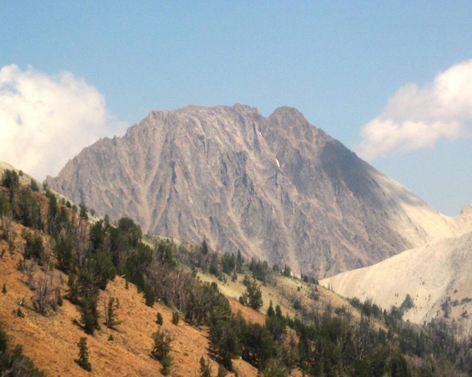 Castle Peak from Washington Basin. Ray Brooks Photo 