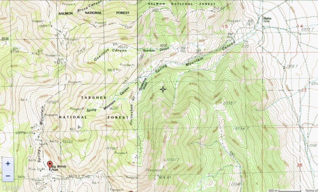 Spring Mountain Canyon Roads Are shown on this map. Just because a road is shown does not mean it is passable.