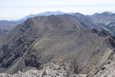 Big Boy Peak from The Riddler. Larry Prescott Photo 