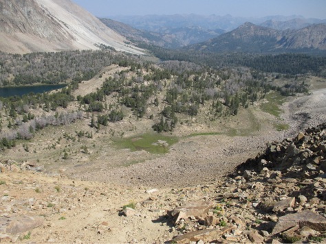 Looking east from Chamberlain Col. 