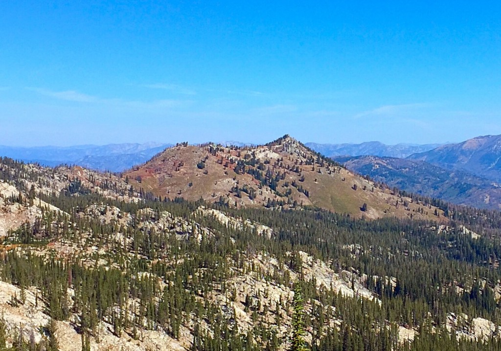 Peak 8889 viewed from,the south.