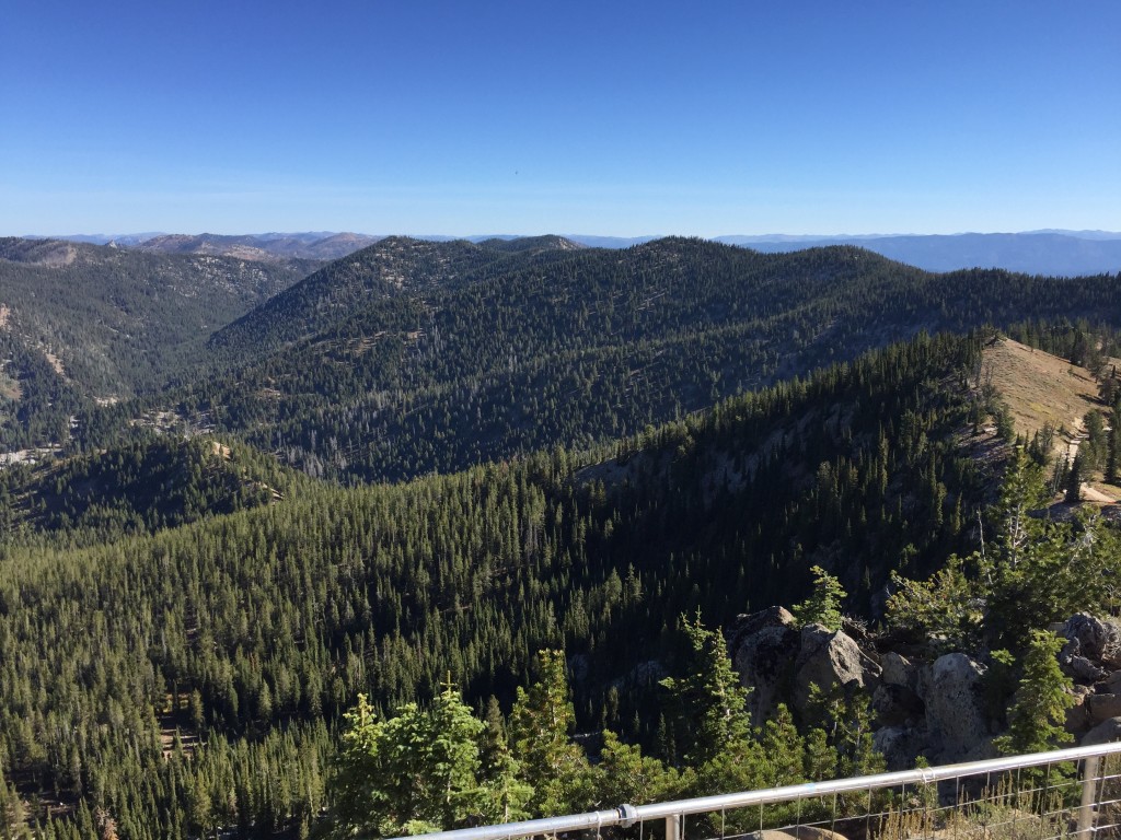 The view northeast from the summit of the rugged country surrounding the peak. Check out Peak 8202and Peak 8220 if you want a strenuous hike in this area.