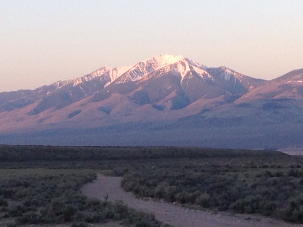 King Mountain from the Little Lost River valley.