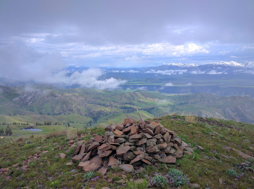 The summit of Trail Peak. Erik Pohlmann Photo 